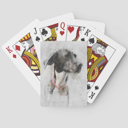 Jeu De Cartes Plott Hound Jouant Des Cartes (dos)