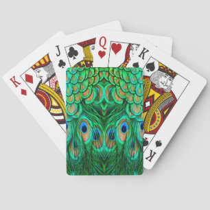 Jeu De Cartes Plumes de paon glorieuses