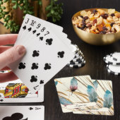 Jeu De Cartes Plumes et herbe (In Situ)