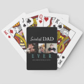 JEU DE CARTES PLUS DOUCE PAPA JAMAIS PERSONNALISÉ 3 PHOTOS (dos)