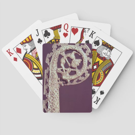 Jeu De Cartes Poignée découpée de l'escroc d'un évêque, os (dos)