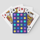 Jeu De Cartes Points Géométriques Colorés (dos)