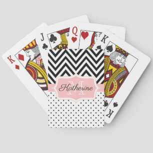 Jeu De Cartes Points mignons et Chevron