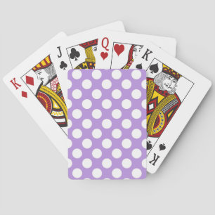 Jeu De Cartes Pois violets, Motif à points Polka, points, pointi