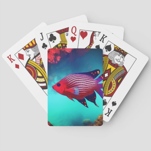 Jeu De Cartes Poisson Artsy (dos)