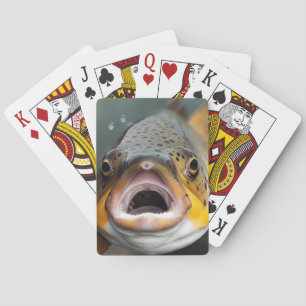 Jeu De Cartes Poisson de truite arc-en-ciel