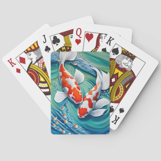 Jeu De Cartes Poisson koi (dos)