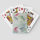 Jeu De Cartes Poisson Koi avec Lotus (dos)