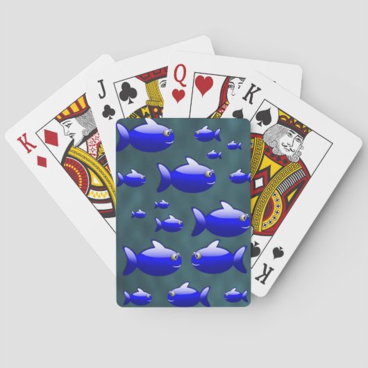 Jeu De Cartes Poisson Playing Card Deck (dos)