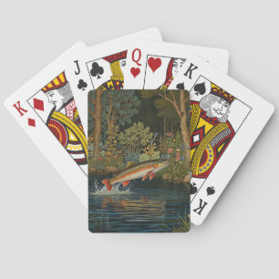 Jeu De Cartes Poisson saumon de truite boho rustique