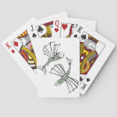 Jeu De Cartes Poisson volant Main Tirée Océan Créature (dos)