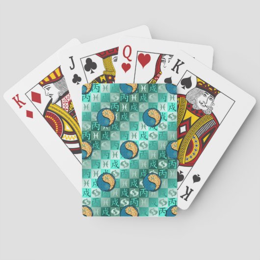 Jeu De Cartes Poissons & Chien de Feu (dos)