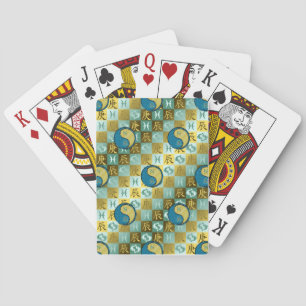 Jeu De Cartes Poissons & Dragon Métal