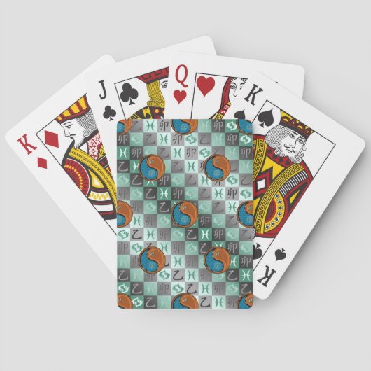 Jeu De Cartes Poissons & Lapin de Bois (dos)