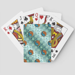 Jeu De Cartes Poissons & Serpent de Bois