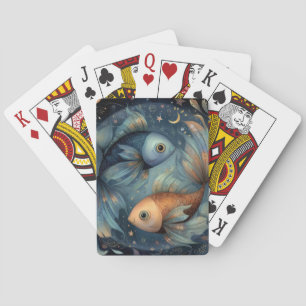 Jeu De Cartes Poissons Zodiaque Astrologie Céleste Anniversaire