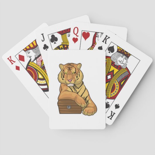 Jeu De Cartes Poitrine au trésor de tigre (dos)