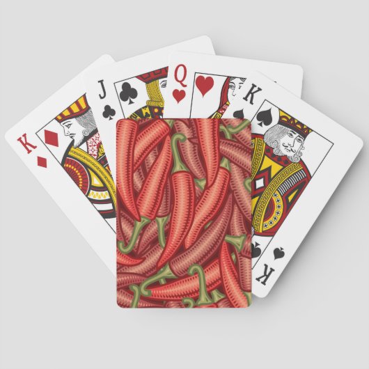 Jeu De Cartes Poivrons de piment (dos)