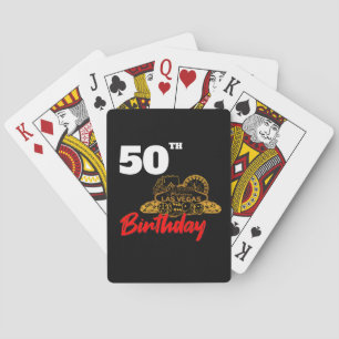 Jeu De Cartes Poker de Las Vegas Birthday