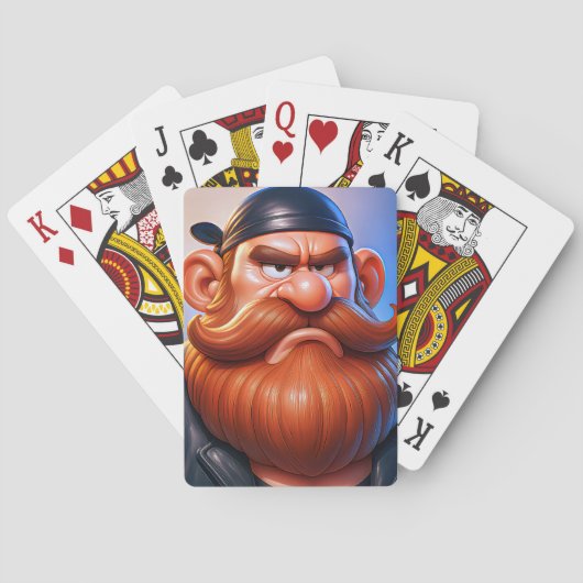 Jeu De Cartes Poker Deck Tough Face (dos)