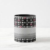 Jeu de cartes, poker, mug cartes de table (Centre)