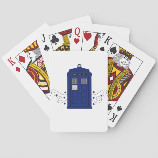 Jeu De Cartes Police Box Éclats Lecture Cartes (dos)