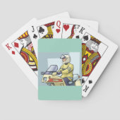 Jeu De Cartes Police Motorcycle Officer Law Enforcement (dos)