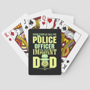 Jeu De Cartes Police papa Application de la loi FÊTE DES PÈR