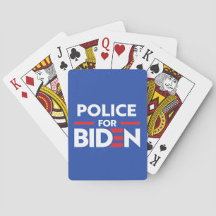 JEU DE CARTES POLICE POUR JOE BIDEN