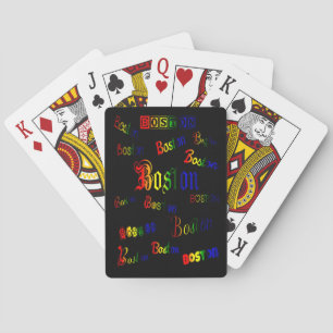 Jeu De Cartes Polices arc-en-ciel de Boston
