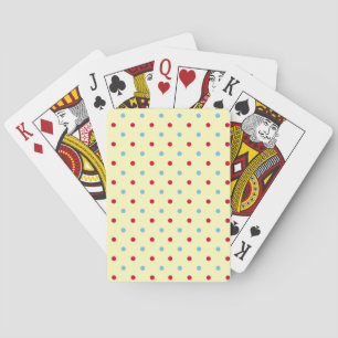 Jeu De Cartes Polka Dot Motif Lecture Cartes