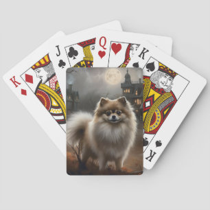 Jeu De Cartes Pomeranian Halloween Épouvantable