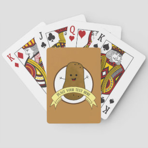 Jeu De Cartes Pomme de terre joyeuse personnalisée