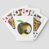 Jeu De Cartes Pomme dorée avec feuille brillante métallique (dos)