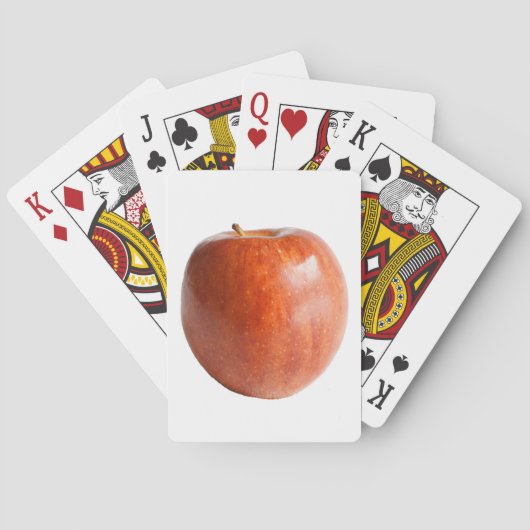 Jeu De Cartes Pomme rouge fraîche de la nature2 (dos)