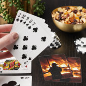 Jeu De Cartes Pompier Dans Les Flammes (In Situ)