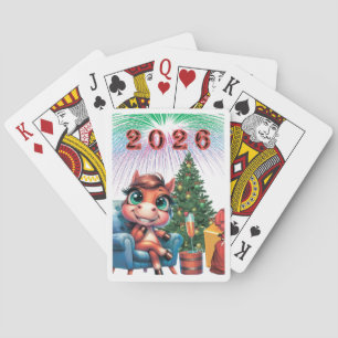Jeu De Cartes Poney de dessin animé fantaisiste – Célébration de