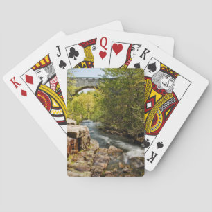Jeu De Cartes Pont au-dessus de rivière