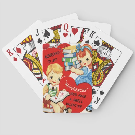 Jeu De Cartes Pont carte de la Saint-Valentin (dos)