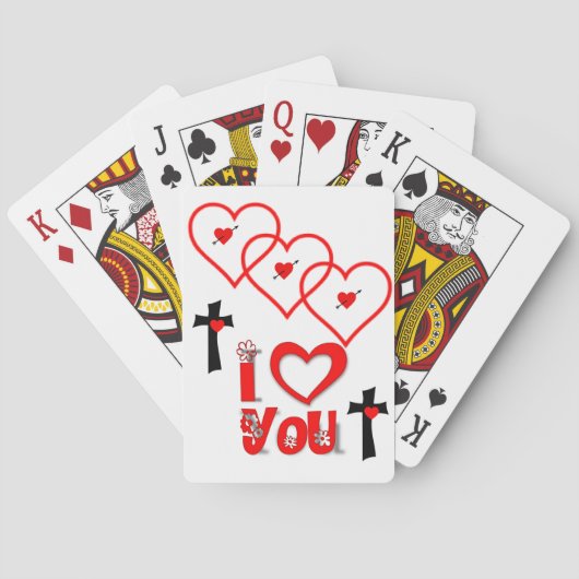 Jeu De Cartes Pont carte de la Saint-Valentin (dos)