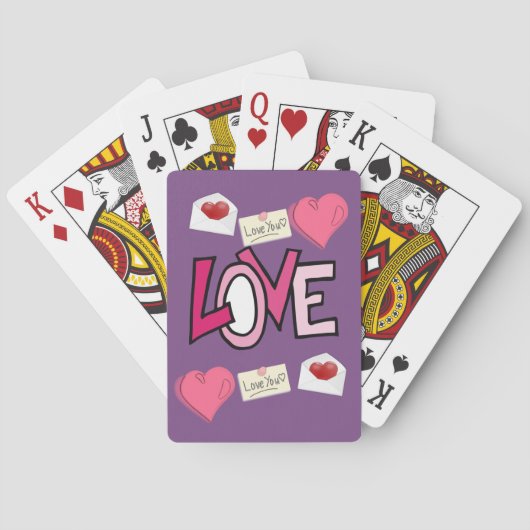 Jeu De Cartes Pont carte de la Saint-Valentin (dos)