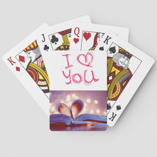 Jeu De Cartes Pont carte de la Saint-Valentin (dos)