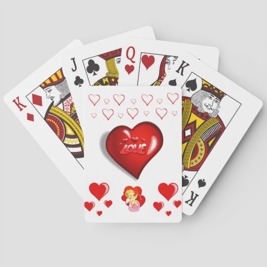 Jeu De Cartes Pont carte de la Saint-Valentin (dos)