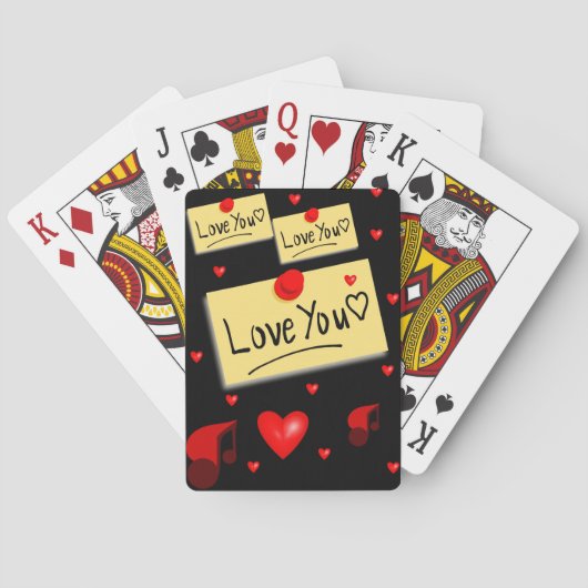 Jeu De Cartes Pont carte de la Saint-Valentin (dos)