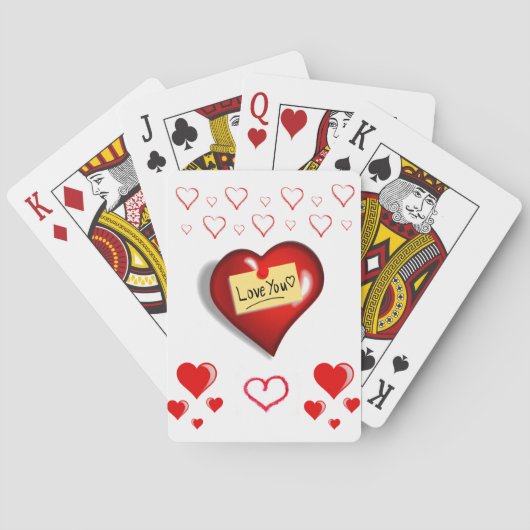 Jeu De Cartes Pont carte de la Saint-Valentin (dos)