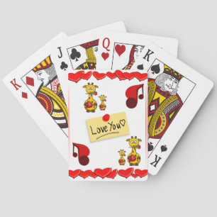 Jeu De Cartes Pont carte de la Saint-Valentin
