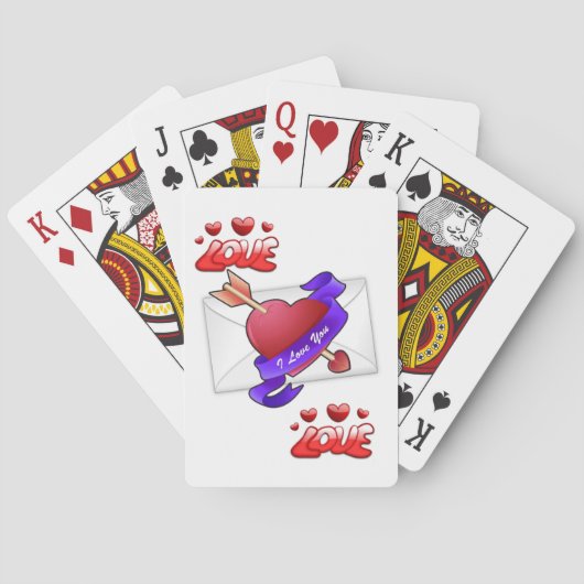 Jeu De Cartes Pont carte de la Saint-Valentin (dos)