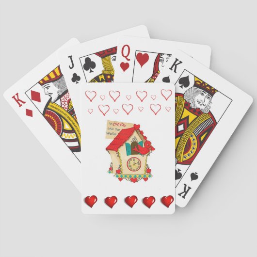 Jeu De Cartes Pont carte de la Saint-Valentin (dos)