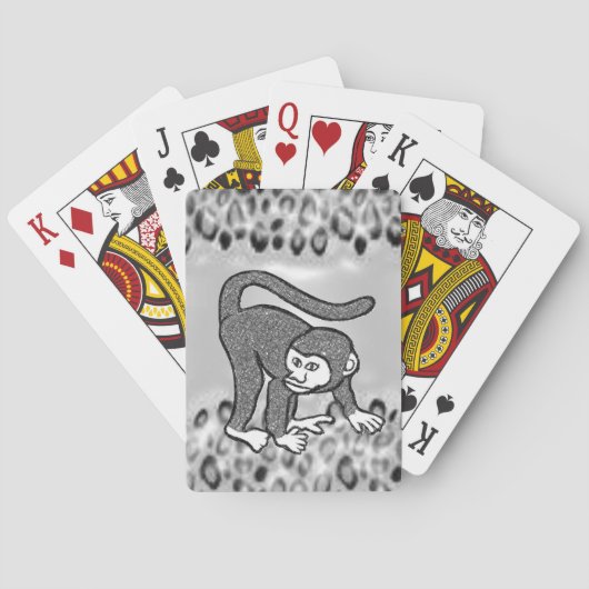 Jeu De Cartes Pont de carte de jeu de singe (dos)