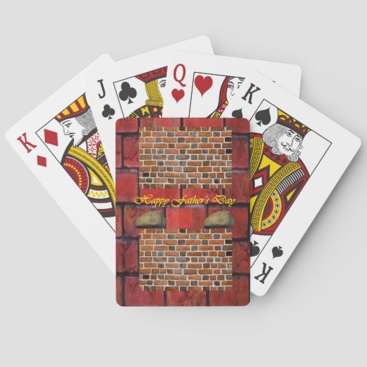 Jeu De Cartes Pont de carte de jeu fête des pères (dos)